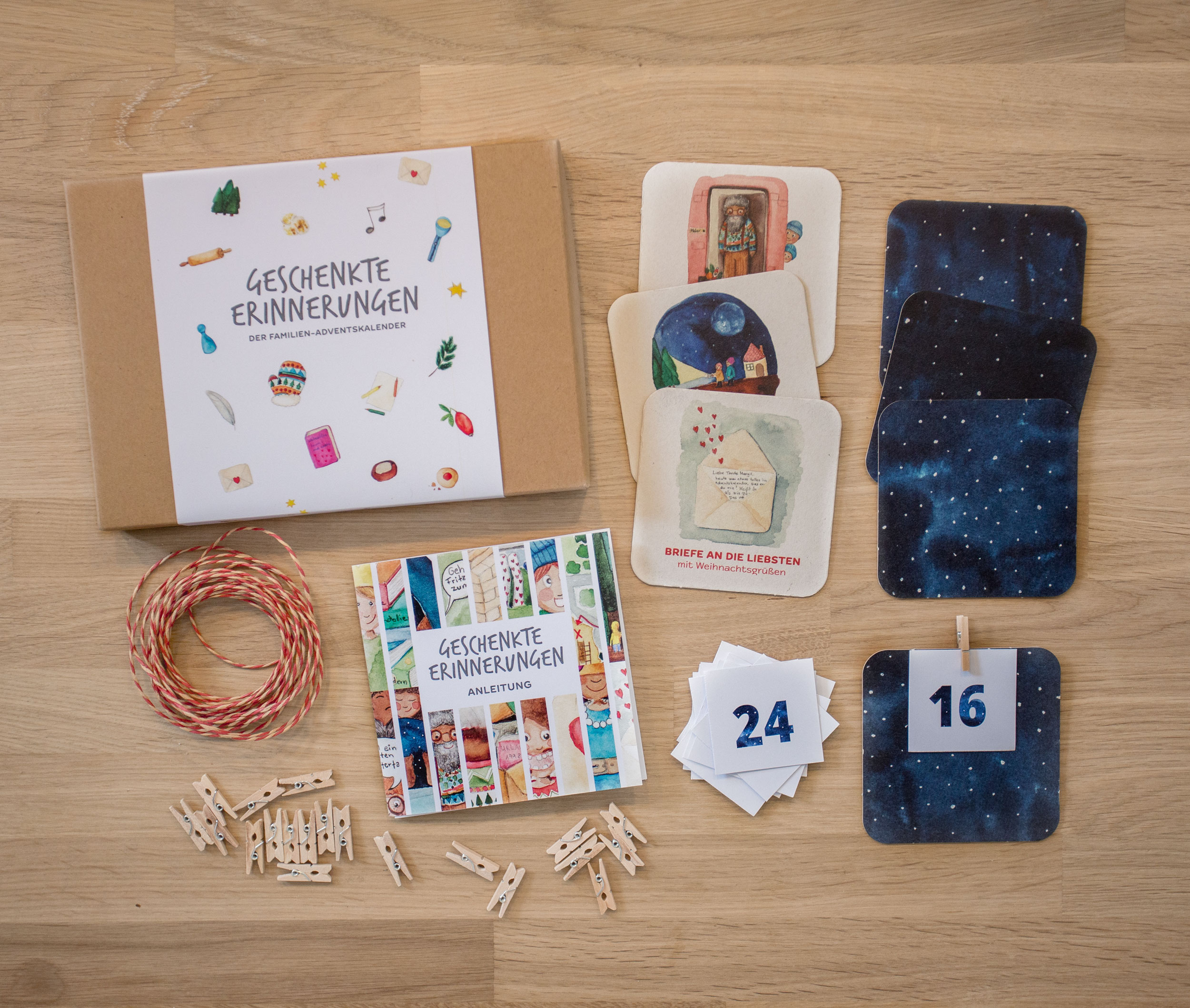 Geschenkte Erinnerungen – Der Familien-Adventskalender